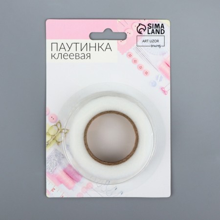 Adhesive spider web, 1.5 cm, 15 ± 1 m, white color-5