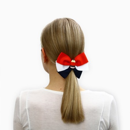 Outlet. Hair bow on a hairpin, 11.5 cm, Minnie Mouse-3