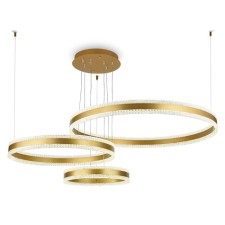 Управляемый подвесной светодиодный светильник Ambrella light, Original, FA6203, 3хLED, 245 Вт, 18375Lum, 3000-6400К, цвет золото
