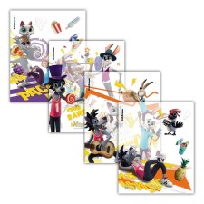 Set of covers PP 12 pieces, 212 x 347 mm, 80 μm, erichkrause 