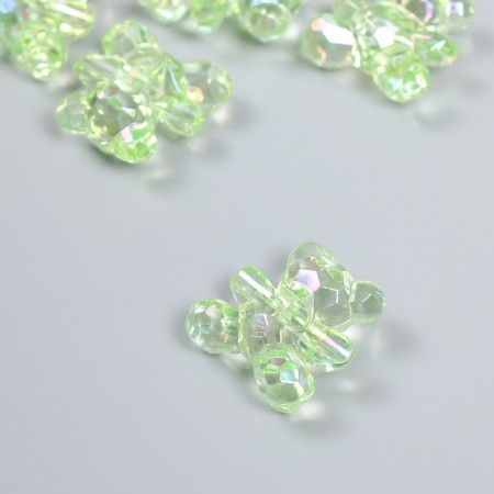 Busina Plastic for creativity "Bear" Green 3.1x3x1.5 cm-1