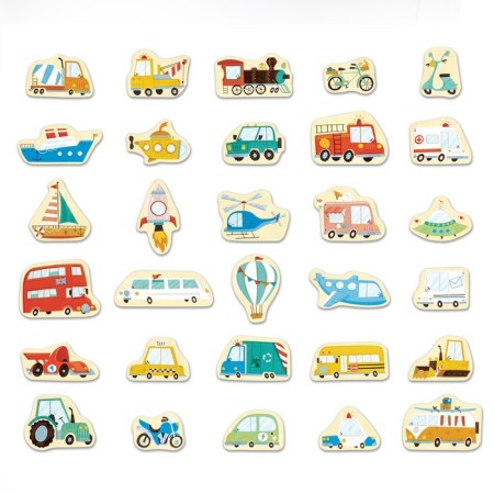 Set of magnetic figures Hape "Transport"