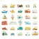 Set of magnetic figures Hape "Transport"