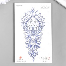 Tattoo on the body Blue 