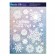 Interior sticker - Snowflakes, 21 x 29.7 cm, New Year