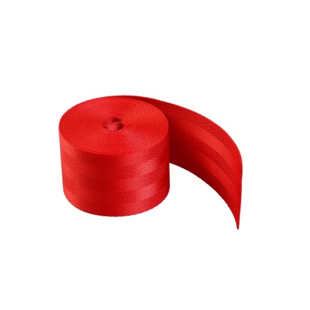 Nylon tape, belt 4.8 cm × 3 m, red-1