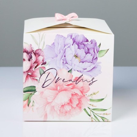 Gift folding box, packaging, "Dreams", 18 x 18 x 18 cm-2