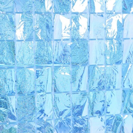 Festive curtain holography, 100 × 200 cm., Blue color-1