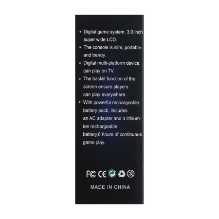 Game console 400 in 1, AV cable, 8 bits, black-8