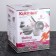 A set of kitchen utensils “Marble No. 4”, a lid, a removable handle, anti -stick coating, color light marble