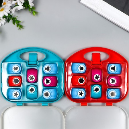 Set of curly holes in the chest, 8 pcs mix