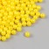 A set of beads "Pearls" d 6 mm, 250 grams, lemon