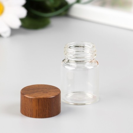 Decor for creativity Glass "Jars with a lid" set of 12 pcs 4x2.8x2.8 cm-2