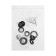 Shower stand "TsS-sm ds001005", prestige, with a shower, with a tropical shower, chrome