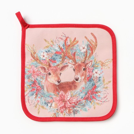 Task "Fairy Tale Deer" 19x19cm, 100% cotton, Vatin 250g/m2-2