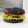 Piggy bank "Black Burger" height 7.5 cm, D-13 cm