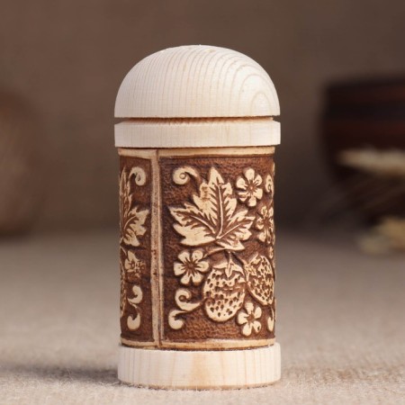 Set for spices "chick", trio, angle, d = 4.5 cm, h = 9 cm-3