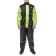 Rain overalls Bubble Dog, size XS, black and yellow