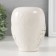 Piggy bank Ceramics "White North Eagle owl" 10.5x9x12.5 cm