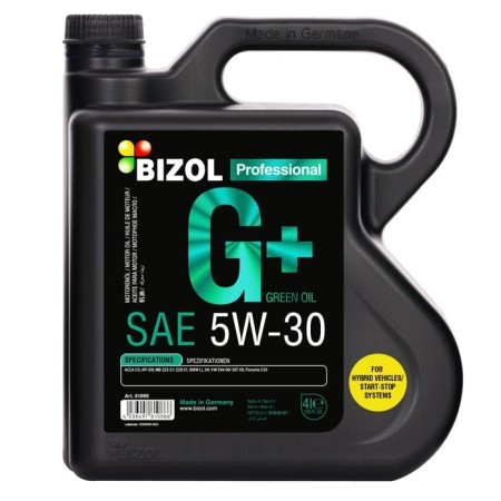 Motor oil Bizol Green Oil+ 5W-30, synthetic, 4 liters