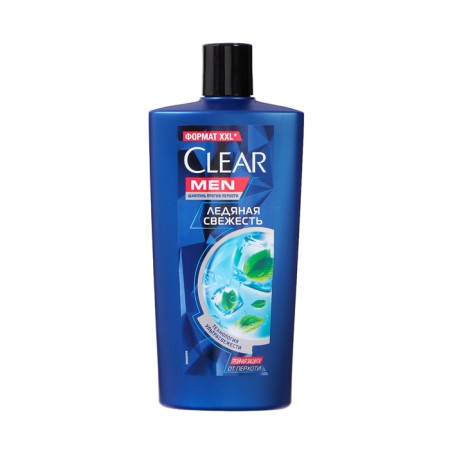 Clear men shampoo icy freshness with menthol, 650 ml
