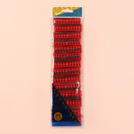 Бигуди на резинке, d = 1,5 см, 15 шт, цвет МИКС-5