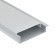 Aluminum profile built-in Led Strip Alm003S-2M, 200x3.04x0.6 cm, silver color