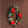 Festive wreath "New Year's carnival", 45 cm, handmade