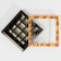 Box for 16 sweets with cells "Delicious New Year" 17.7 x 17.7 x 3.8 cm, New Year