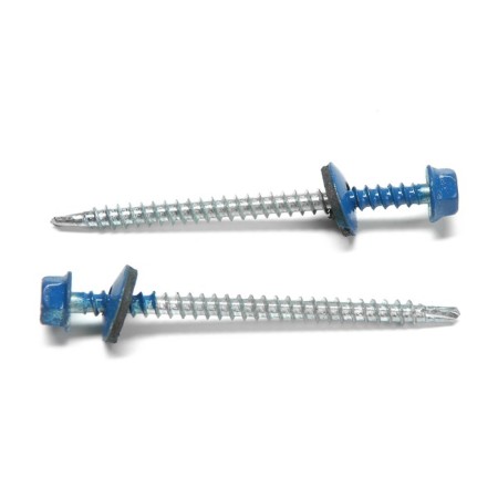 Roofing screws 4.8x70 mm, Ral5005 Blue color, 100 pcs.-1