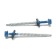 Roofing screws 4.8x70 mm, Ral5005 Blue color, 100 pcs.