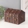 Casket chest "Leon" red 24x17x18.5 cm