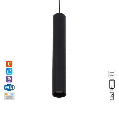 SLIM SLIM SLIM "Tuba" LED 12W 3000K-6000K 48V CRI90 Black 4.5x4x30cm