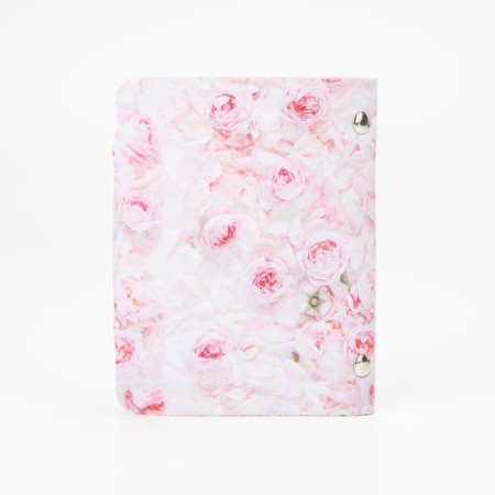 Button business card, 20 cards, pink color-1