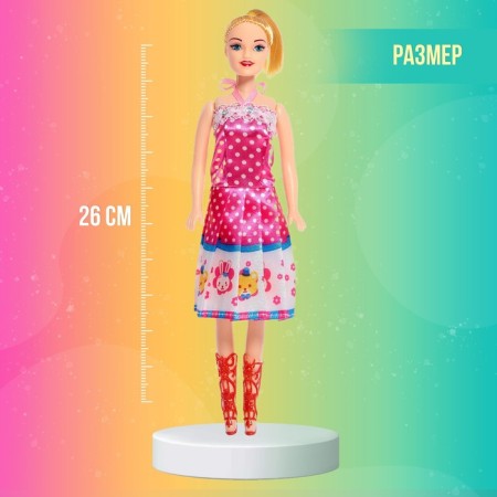 Dash-model "Dasha" in a dress, mix-1