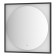 Mirror in a baguette frame with LED lighting 18 W, 80x80 cm, IR - switch, neutral white light,