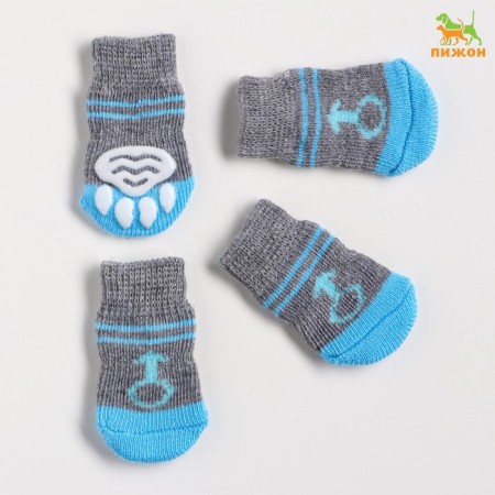 Noskov non -slip "boy", size L (3.5/5 * 8 cm), set 4 pcs
