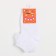 Baby socks with lace, white color, size 16-18