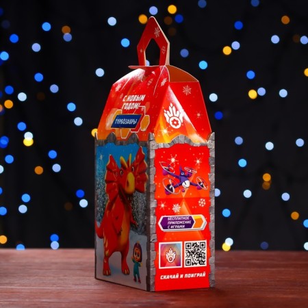 Gift box "Turbosaurs", a small castle, 14.5 x 8.5 x 25.5 cm-3