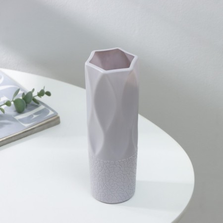 Flower Vase 7 × 7 × 21 cm, 600 ml, color mix-6