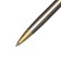 Gift handle, ball "Classic" in the leatherette case, rotary, hull silver with gold