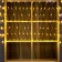 Garland "Network" 1.2 × 1.5 m, IP44, UMS, transparent thread, 36 LED, glow warm white, white flicker 24 V