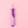 A tapacker with a rubberized handle, 13 cm, purple color