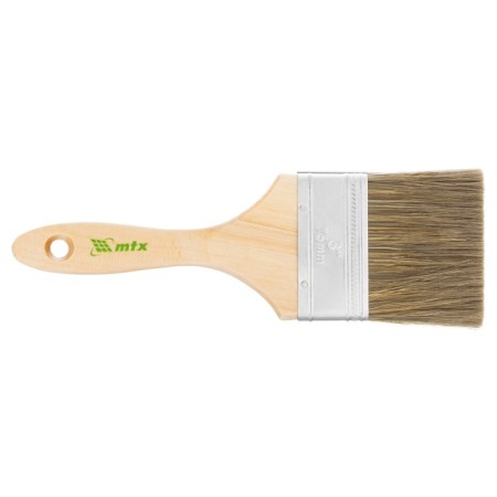 Brush flat MTX Euro 83081, mixed bristles, wooden handle, 3 "-1