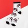 New Year's socks KAFTAN "Snowman" Size 41-44 (27-29 cm), white color