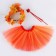 Carnival set "Autumn Muse": skirt, wreath, wand