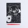 Engraving "Bear with cake" A5, with a metallic effect, holography