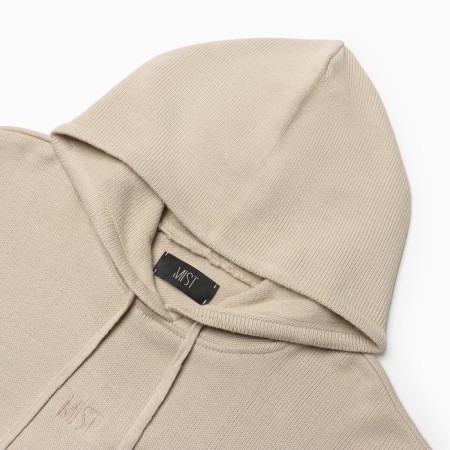 Джемпер женский MIST с капюшоном, бежевый, onesize (44-48)-10