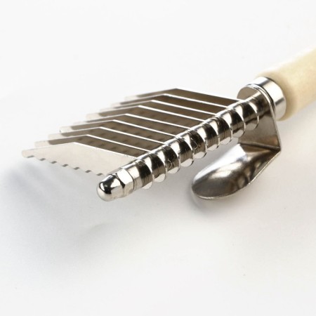 Side Wood, 9 blades, wooden handle-3