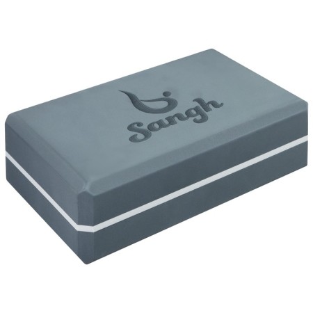 Sangh yoga block, 23x15x8 cm, gray color-12